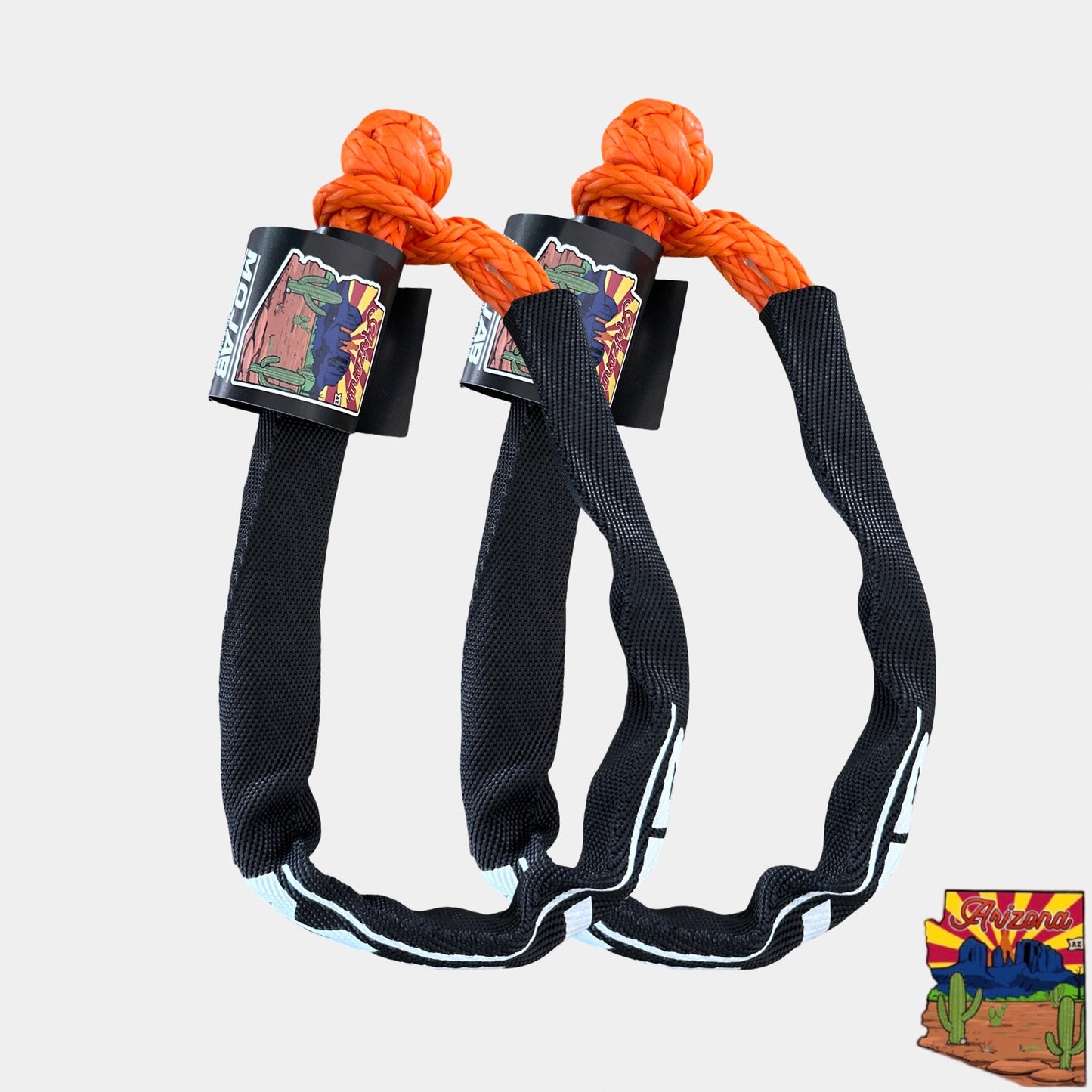 Soft Shackle 1/4'' x 24'' with sleeve and bag (Set of 2 Shackles) (Lifetime Warranty)