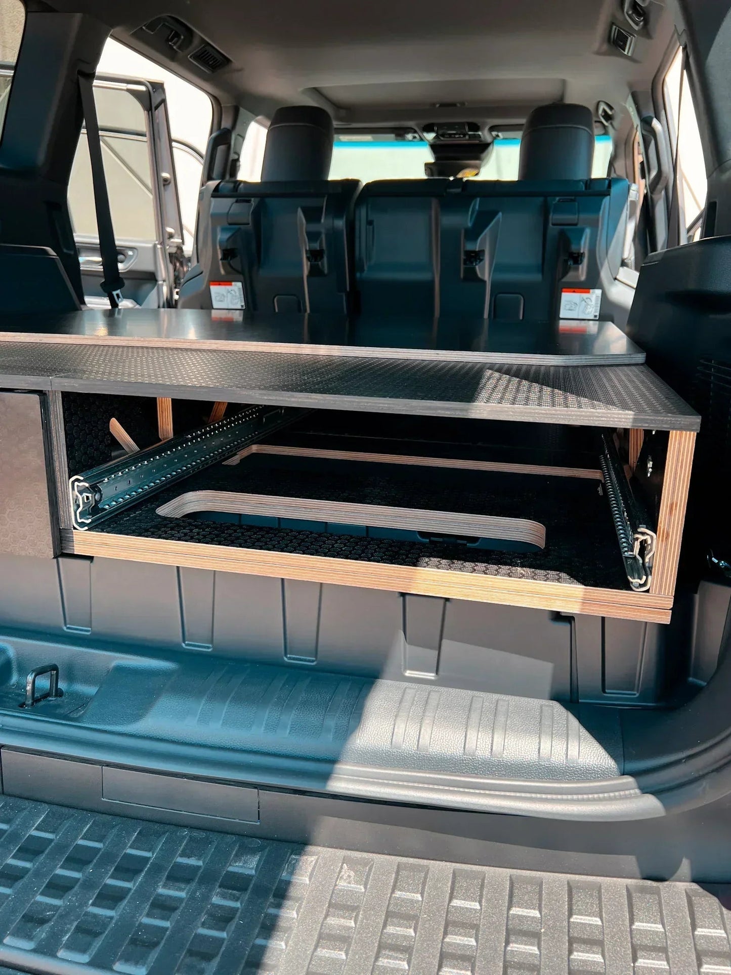 Land Cruiser 250 | Dual Drawer Storage System & Bed Platform | Toyota 2024+ LC250 Solid Wood Worx