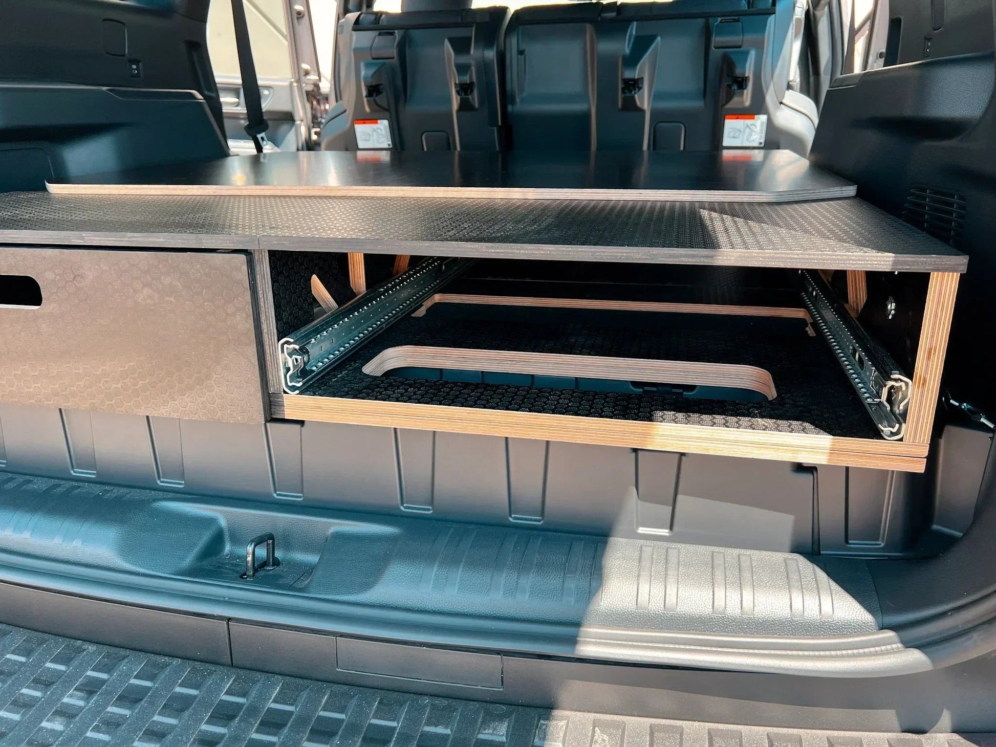 Land Cruiser 250 | Dual Drawer Storage System & Bed Platform | Toyota 2024+ LC250 Solid Wood Worx