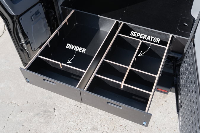 Ineos Grenadier | Dual Drawer Storage System & Bed Platform | 2023+ Solid Wood Worx