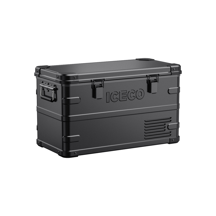 ICECO APL35 Dual Zone Aluminum 12V Portable Fridge Freezer - Black Inca Overland Outfitters