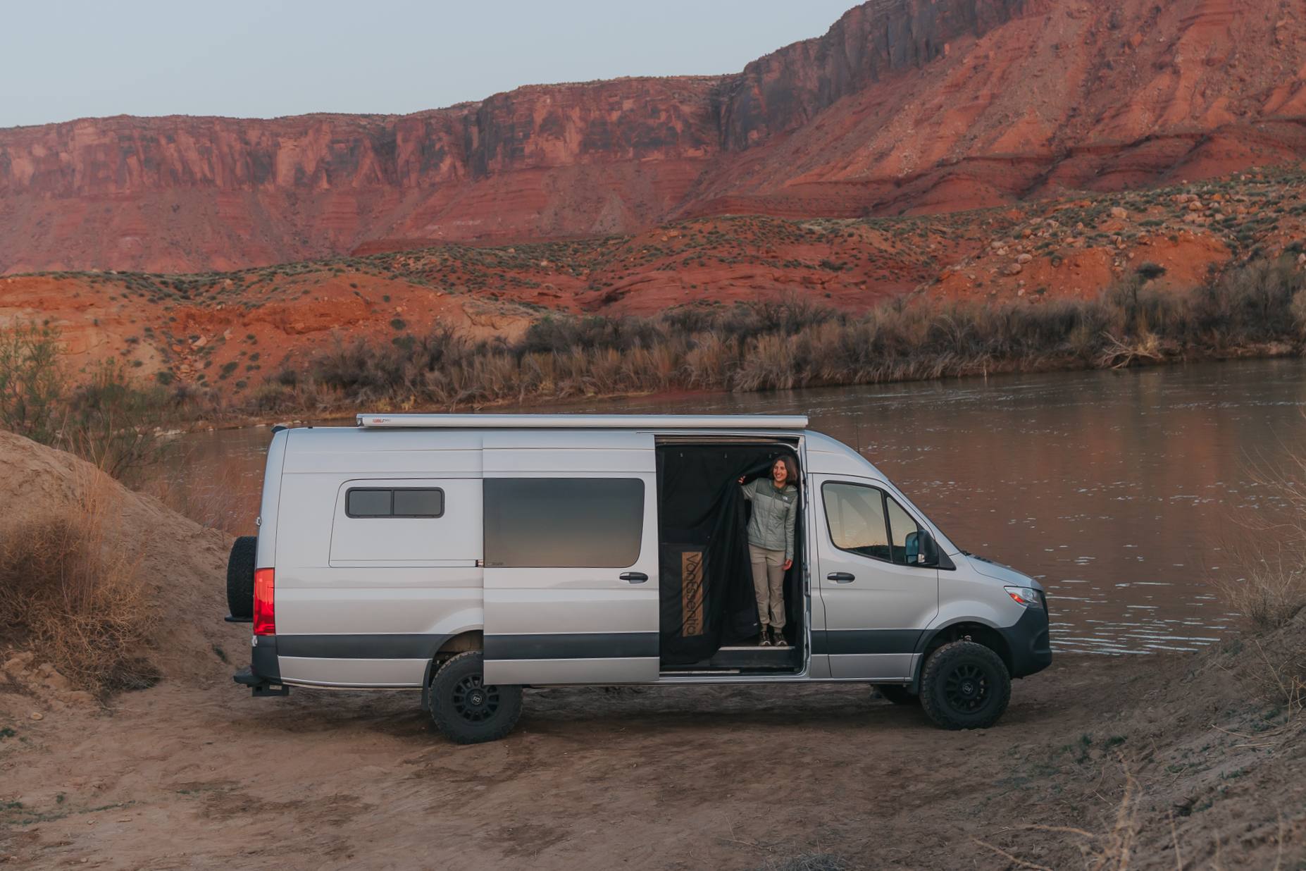 Mercedes Sprinter Bug Screen - Sliding Door VanEssential