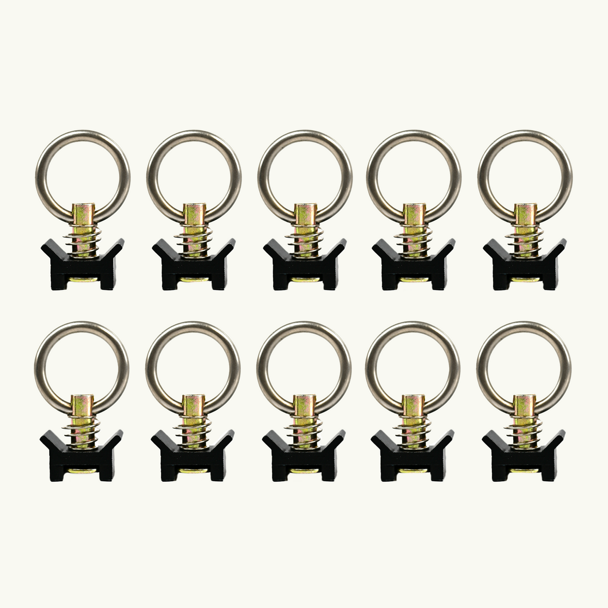 Venture L-Track Adjustable Tie Down Ring (10 Pack) VanEssential