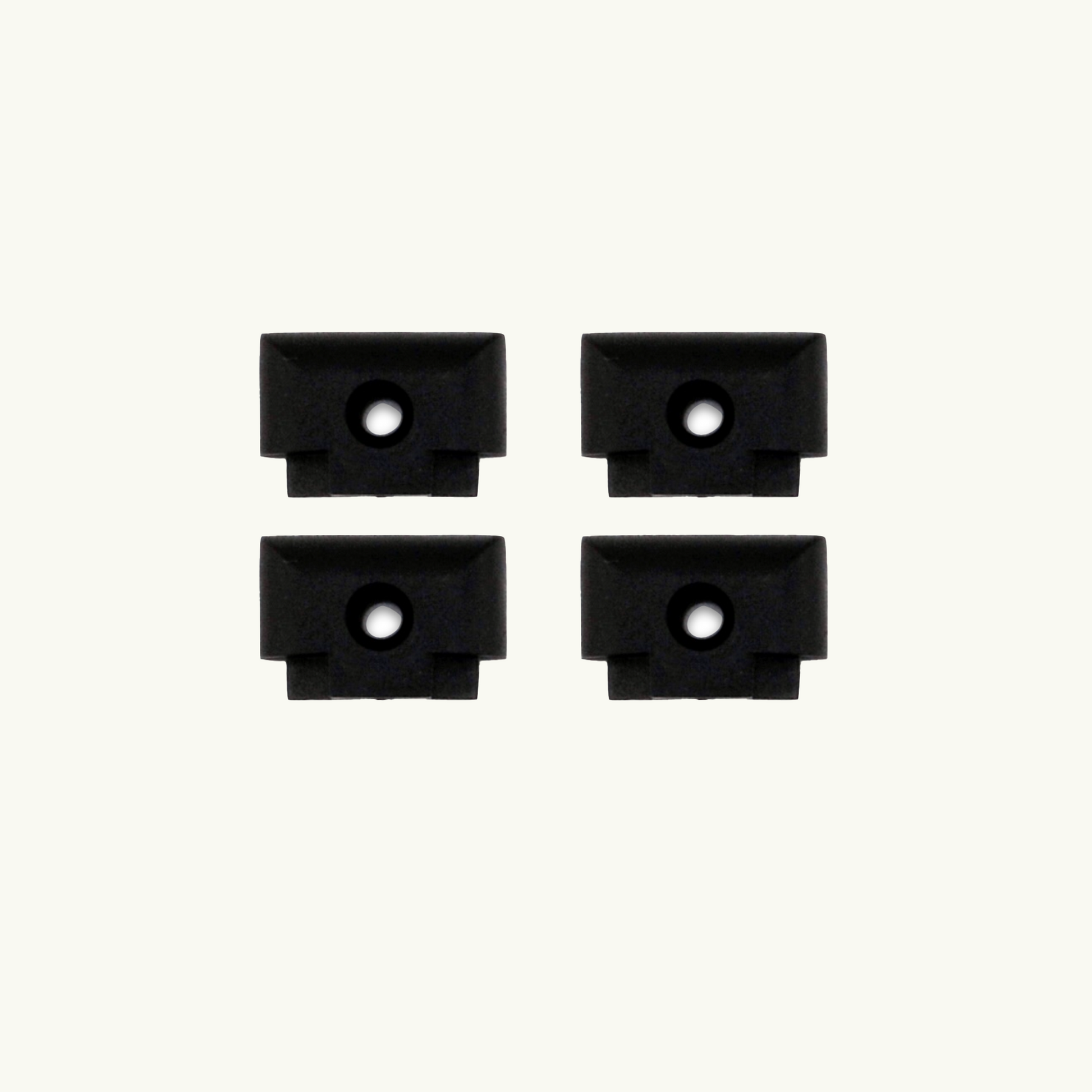 Venture L-Track Semi-Circle End Caps (4 Pack) VanEssential