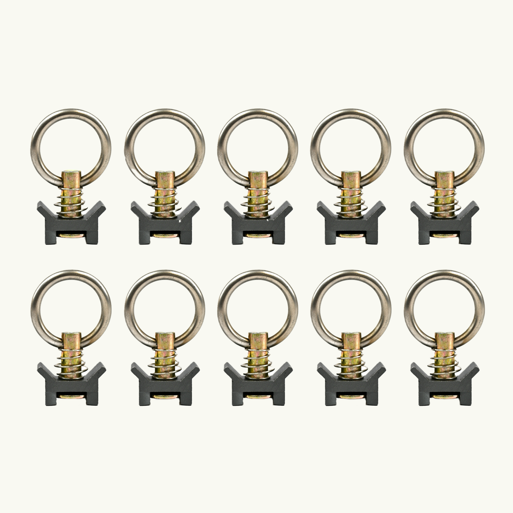 Venture L-Track Adjustable Tie Down Ring (10 Pack) VanEssential