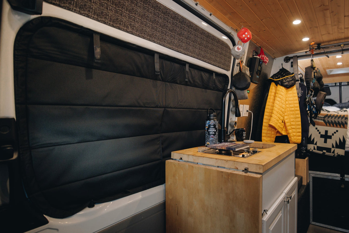 Mercedes Sprinter Stealth Sliding Door Window Cover VanEssential