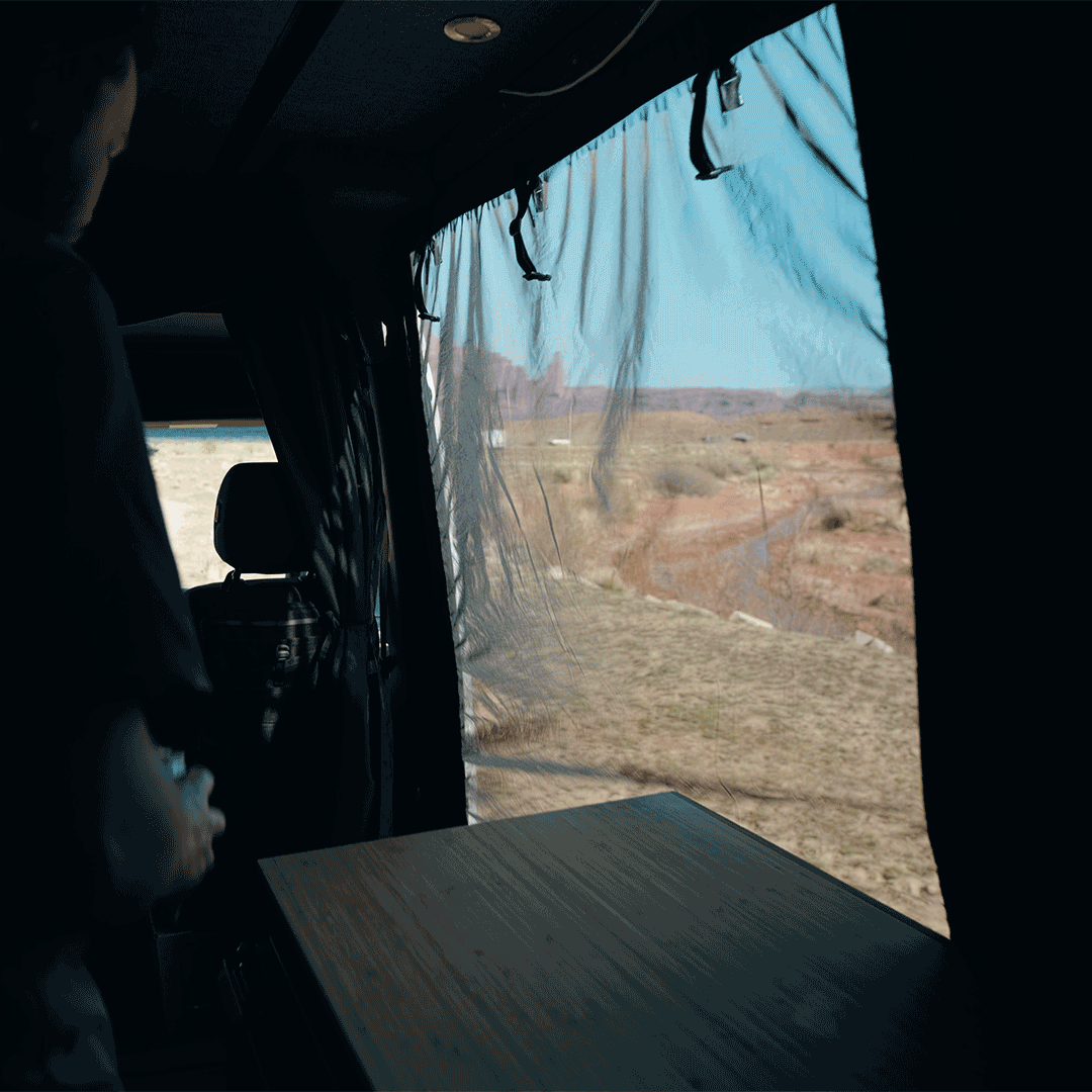 Mercedes Sprinter Bug Screen - Sliding Door VanEssential