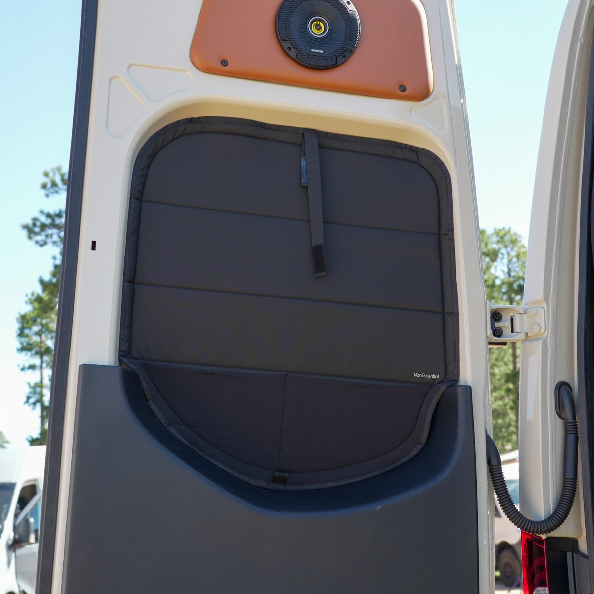Mercedes Sprinter Stealth Rear Door Window Covers (Pair) VanEssential
