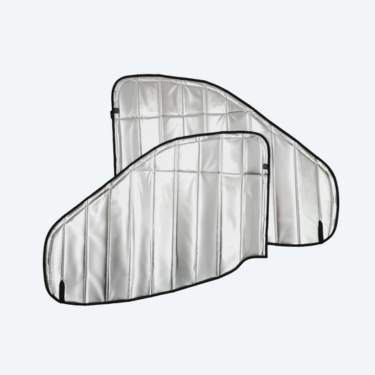 Ford Transit Reflective Front Door Window Covers (Pair) VanEssential