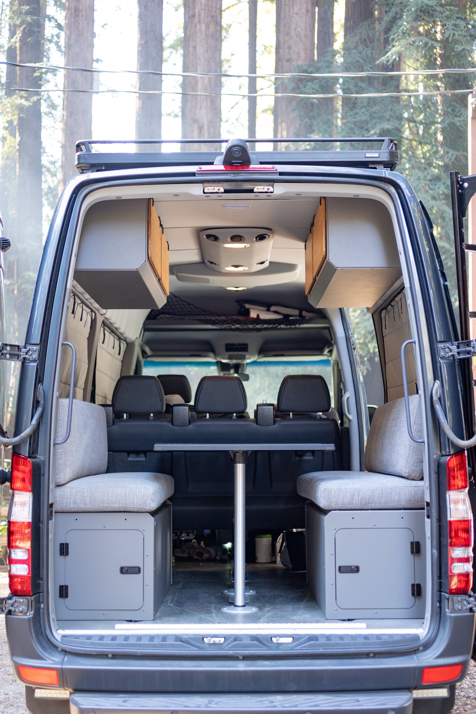 Mercedes Sprinter Stealth Passenger Van Rear Qtr Window Covers VanEssential