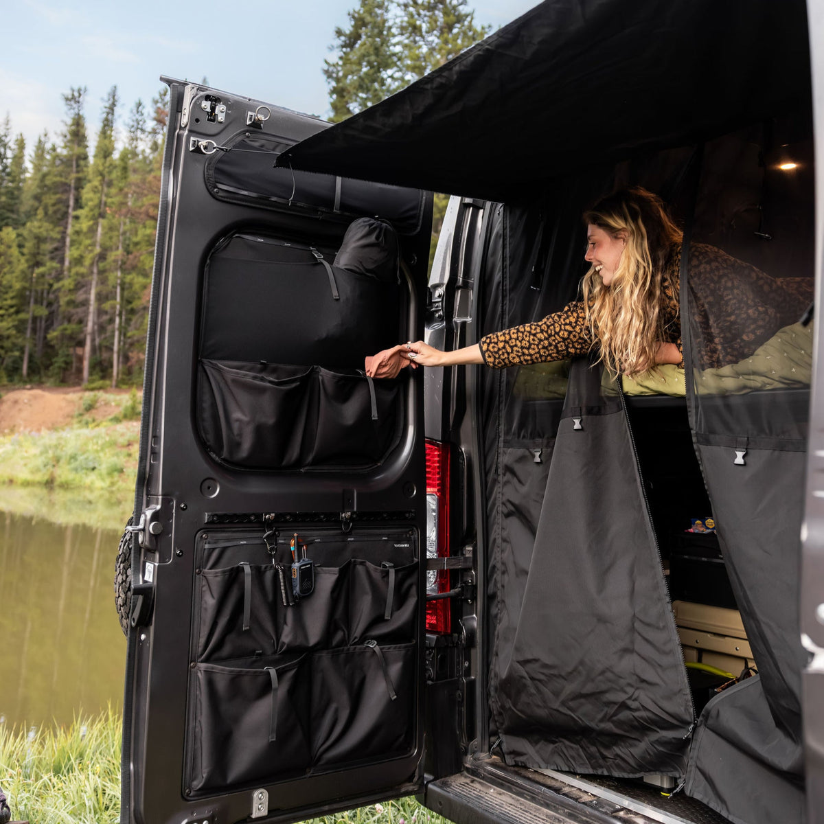 Ram Promaster Middle Rear Door Storage Panels (Pair) VanEssential