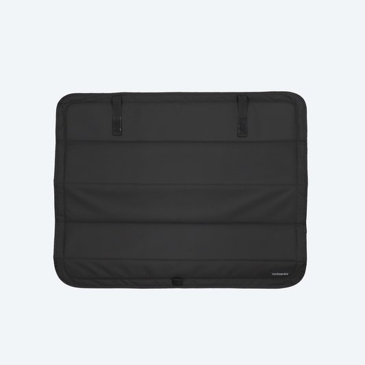 Ford Transit Stealth Middle Window Cover (Factory Plastic Trim) VanEssential