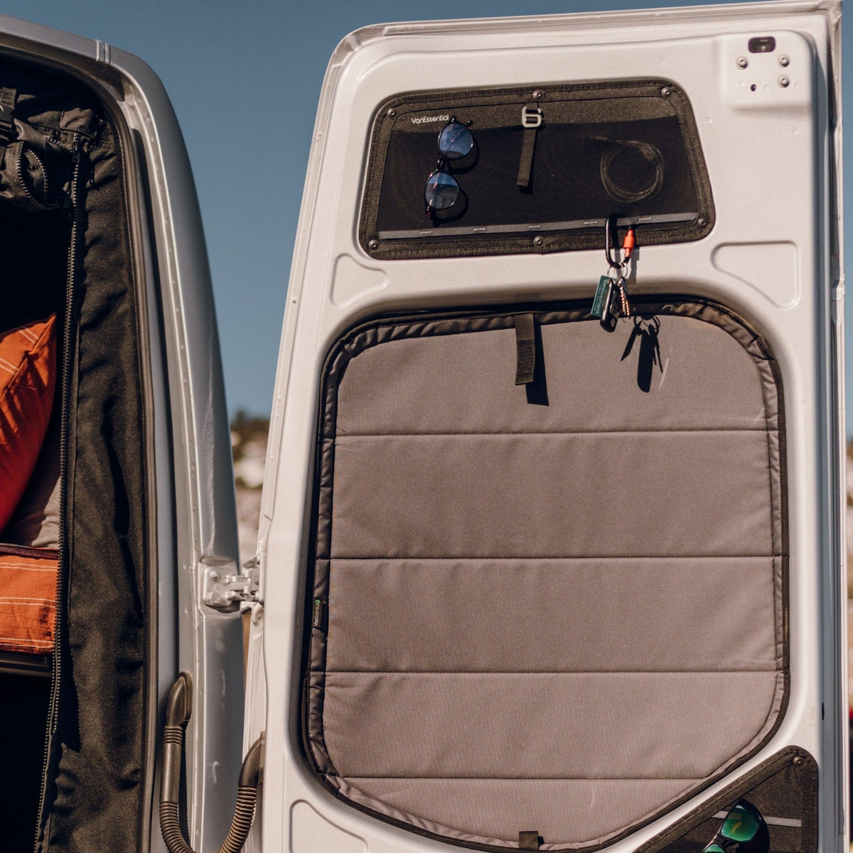 Mercedes Sprinter Upper Rear Door Storage Panels (Pair) VanEssential