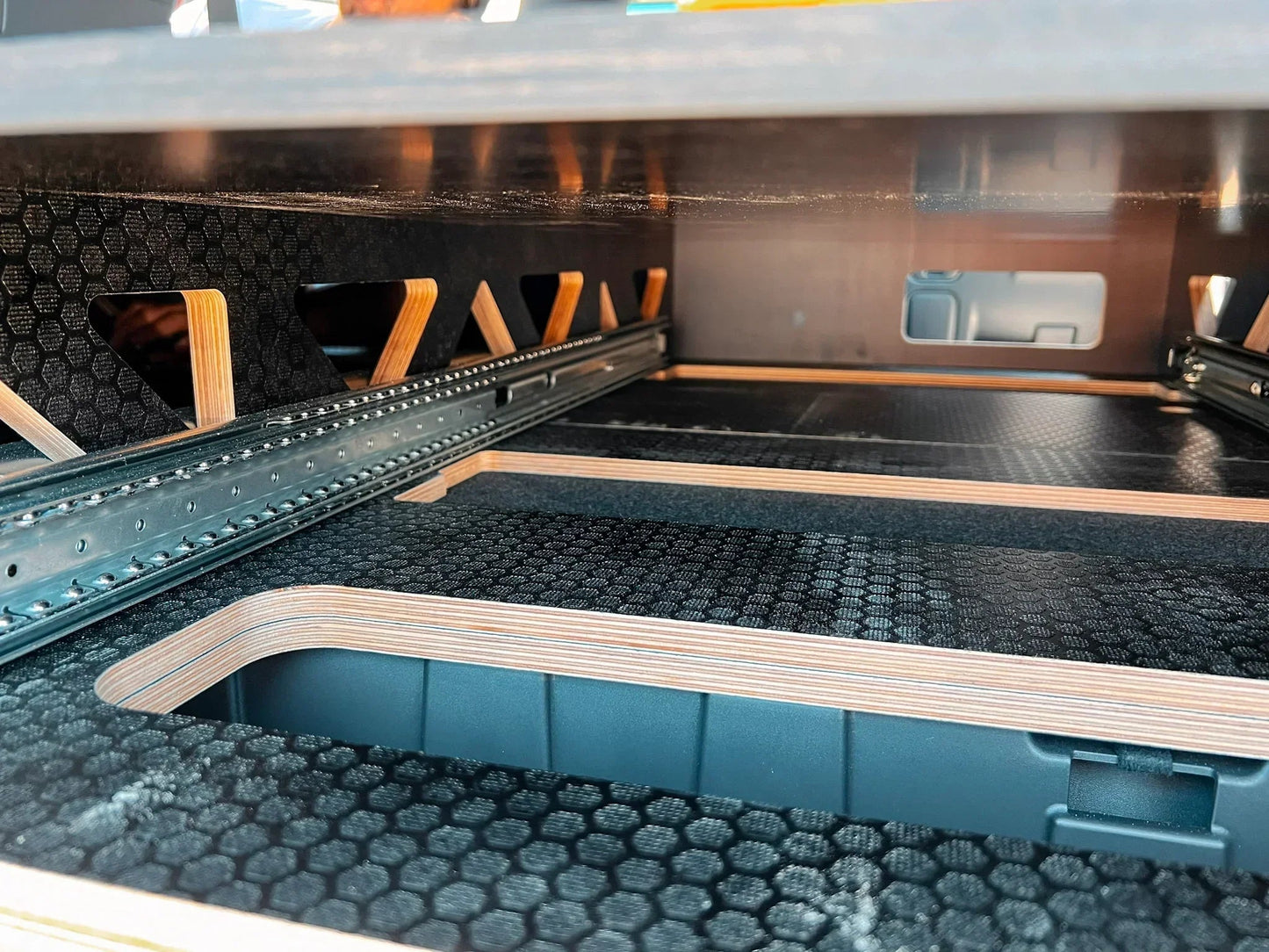 Land Cruiser 250 | Dual Drawer Storage System & Bed Platform | Toyota 2024+ LC250 Solid Wood Worx