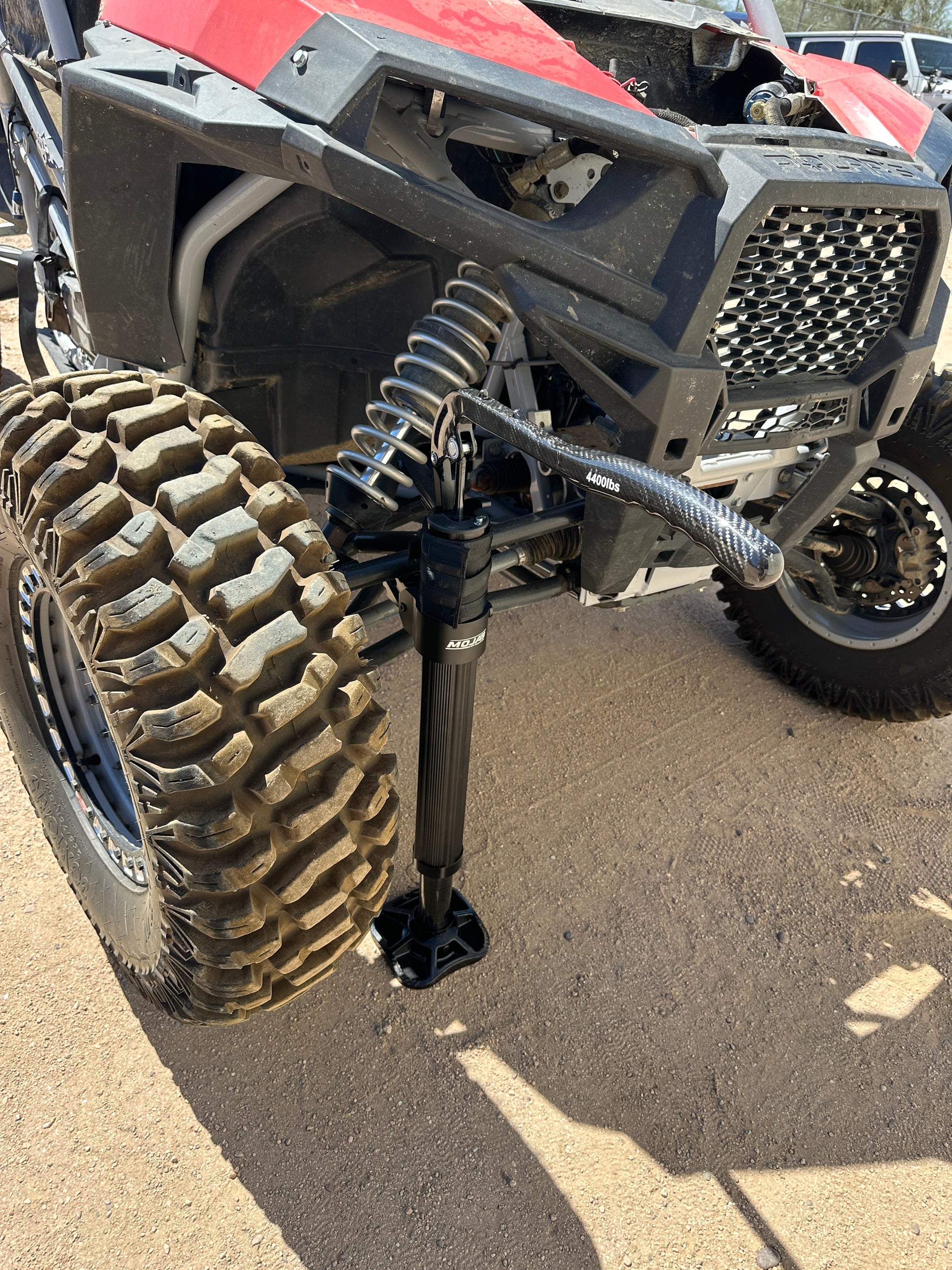 CarbonPro Compact Hydraulic Jack with Mounting Clamps MLH 40'' MOJAB OFFROAD