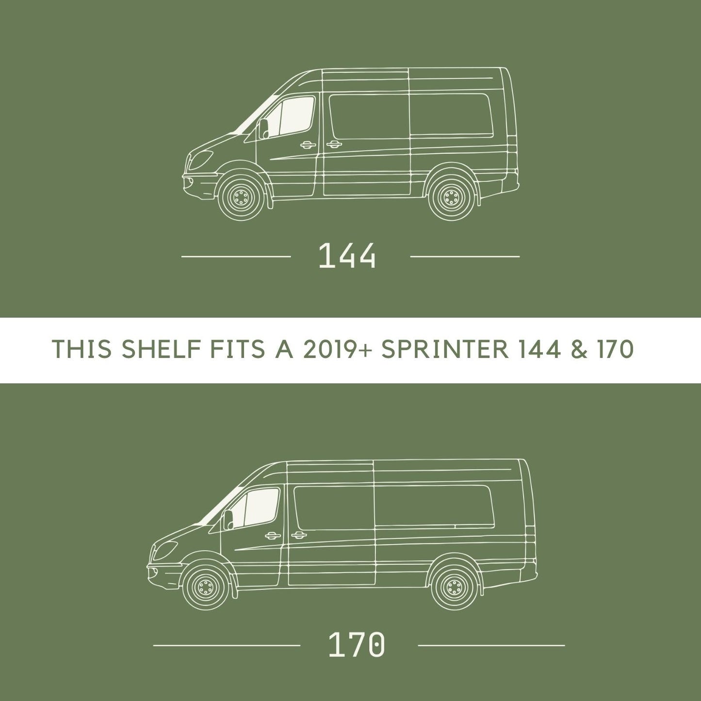 Sprinter Headliner Shelf