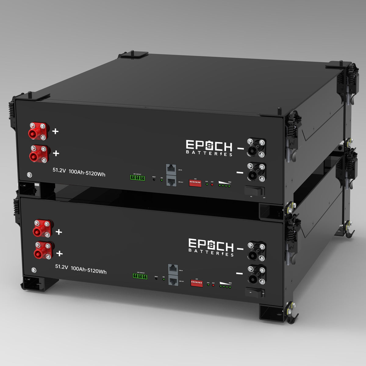 48V 100Ah (5.12kWh) - Self-Heating Server Rack Lithium Battery Epoch Batteries