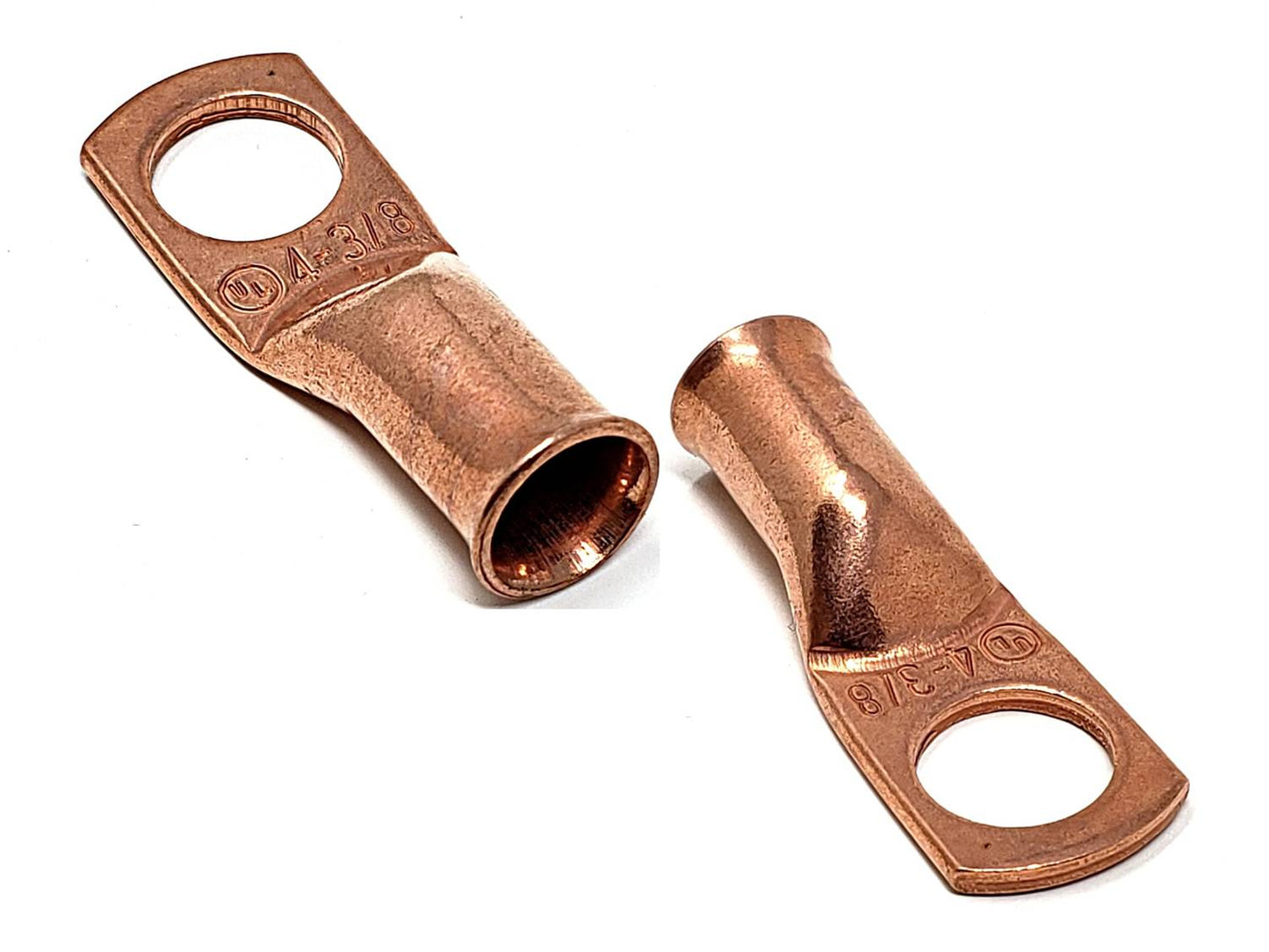 4 Gauge (AWG) Pure Copper Cable Lug Connector Ring Terminals