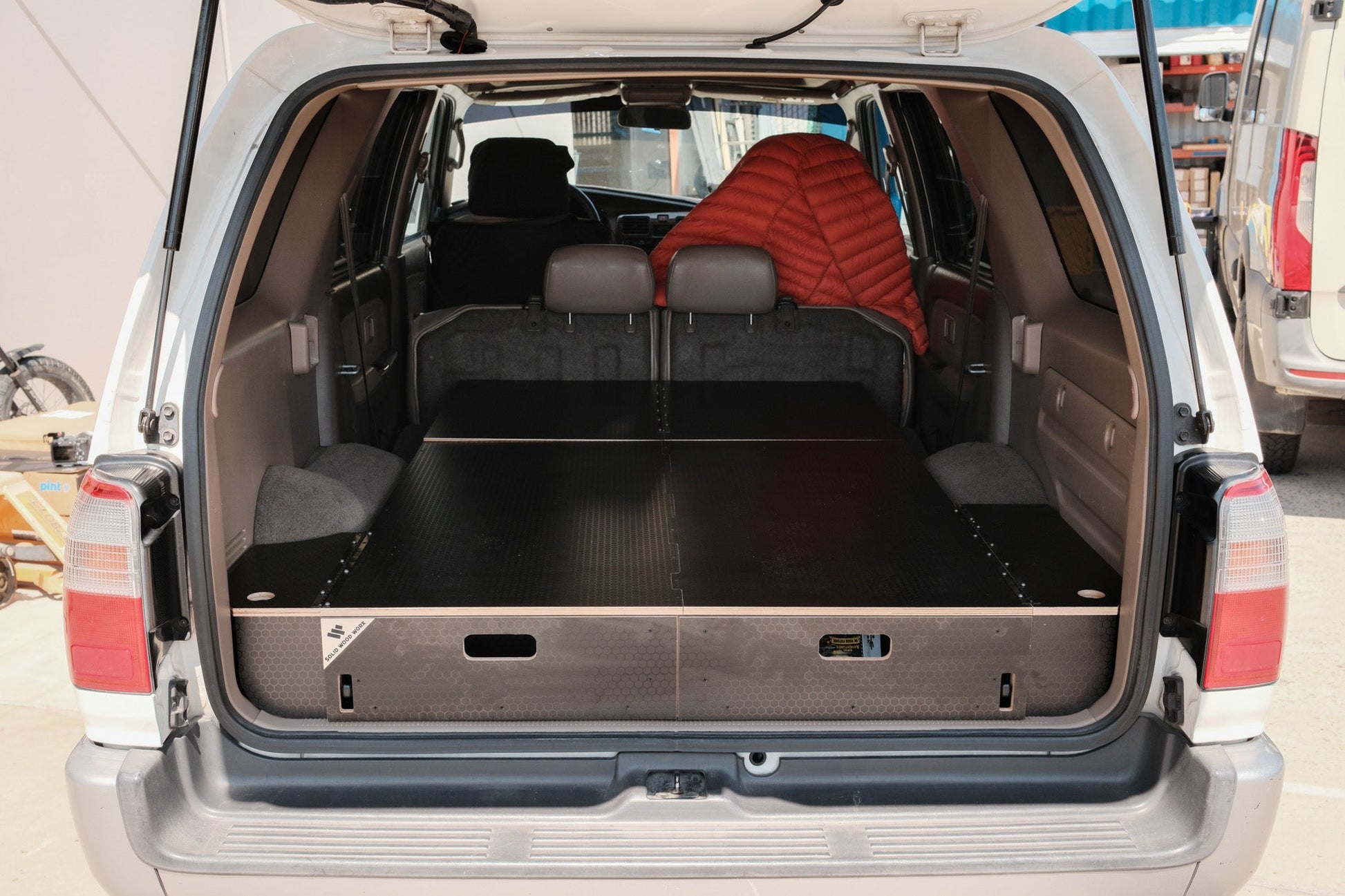 Toyota 4Runner | Dual Drawer Storage System & Bed Platform | 3rd Gen 1995–2002 Solid Wood Worx