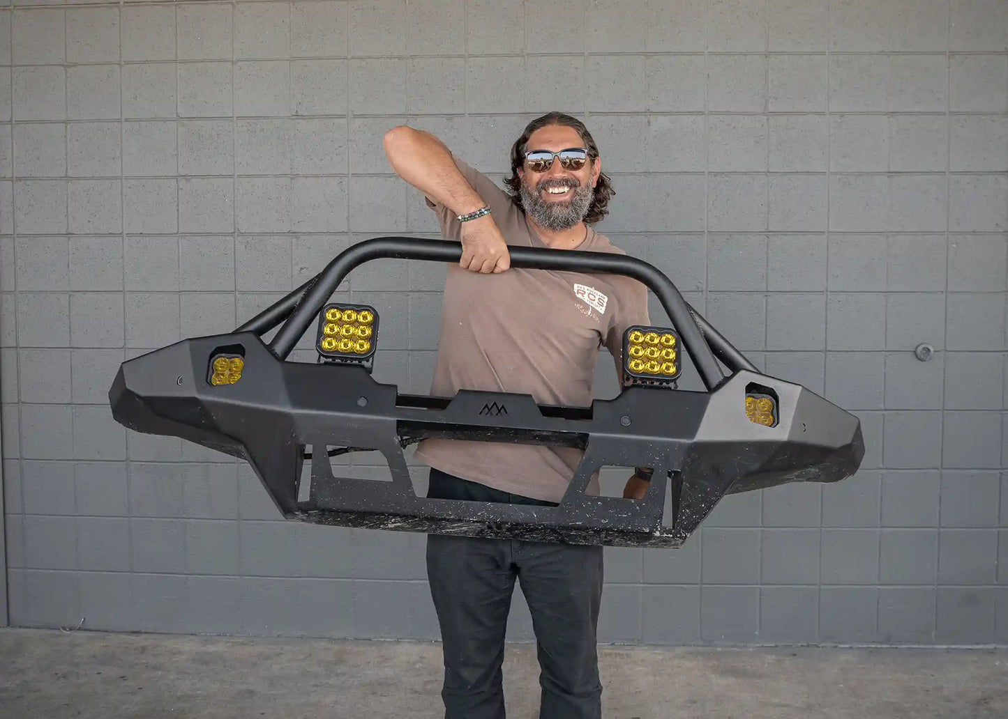 Hi-Lite Overland Toyota Tacoma Front Bumper 4th Gen (2024-2026) [Prerunner Bull Bar]