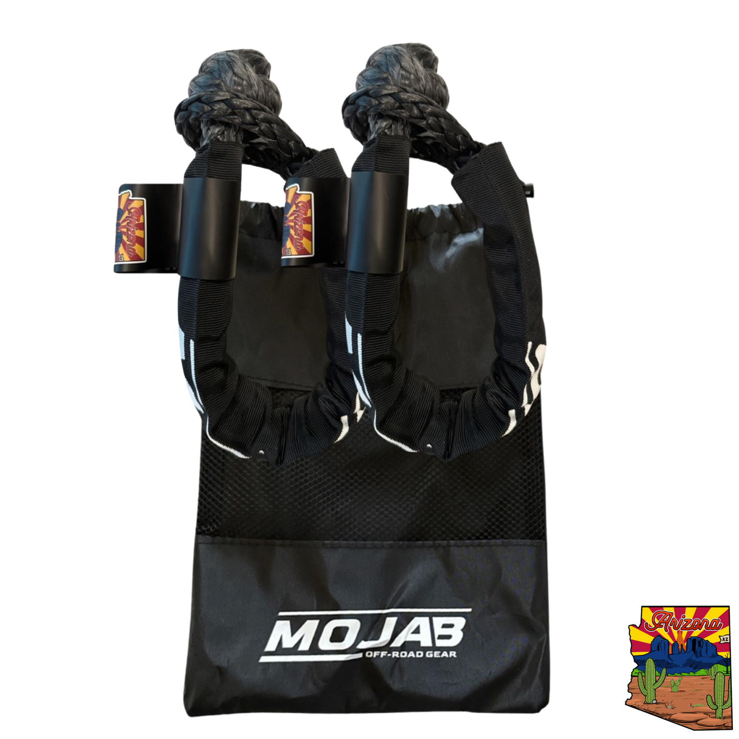 Soft Shackle 3/8'' x 22” with sleeve and bag (Set of 2 Shackles) (Lifetime Warranty)