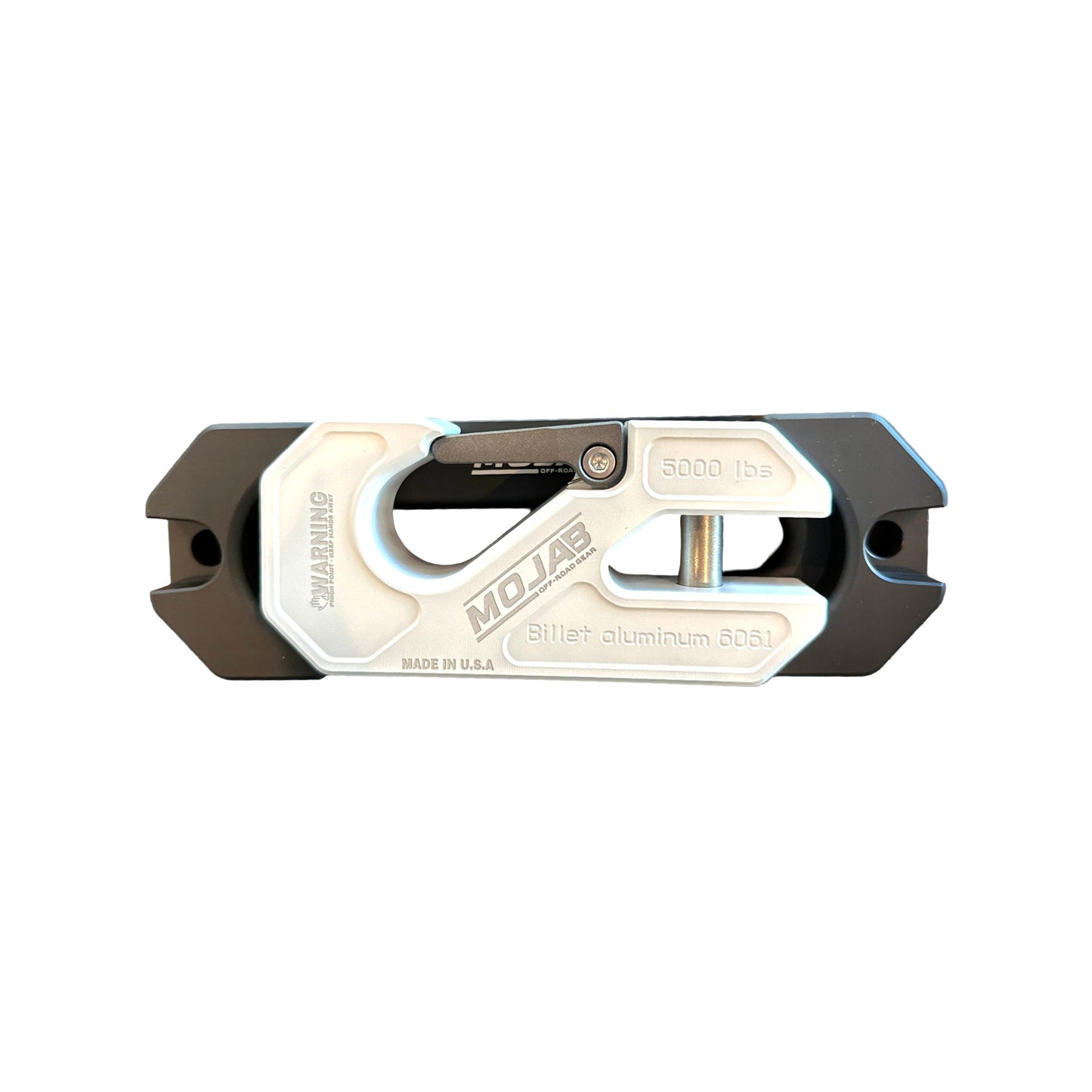 Side By Side / UTV Aluminum Recessed Winch Shackle with Fairlead Kit. (LIFE TIME WARRANTY*) MOJAB OFFROAD