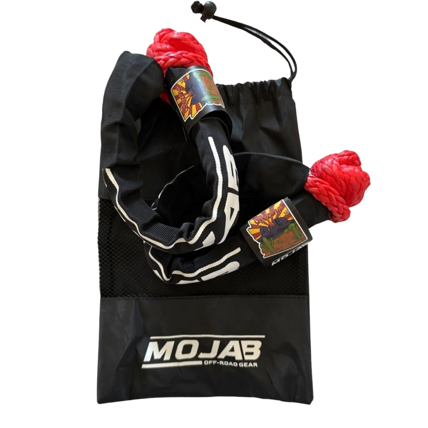 Soft Shackle 3/8'' x 22” with sleeve and bag (Set of 2 Shackles) (Lifetime Warranty)
