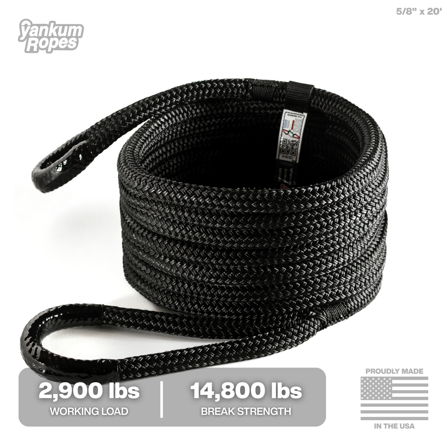 5/8” Kinetic Recovery Rope “Viper”
