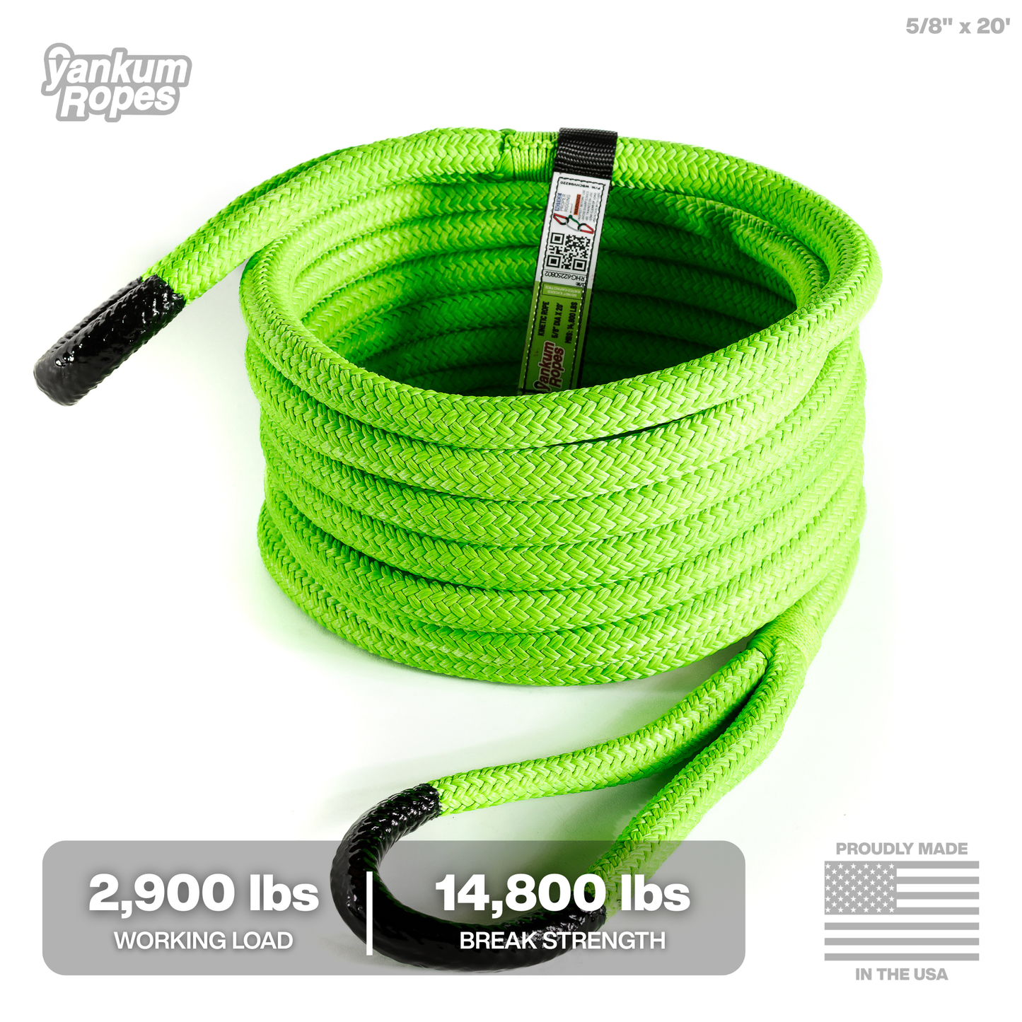 5/8” Kinetic Recovery Rope “Viper”