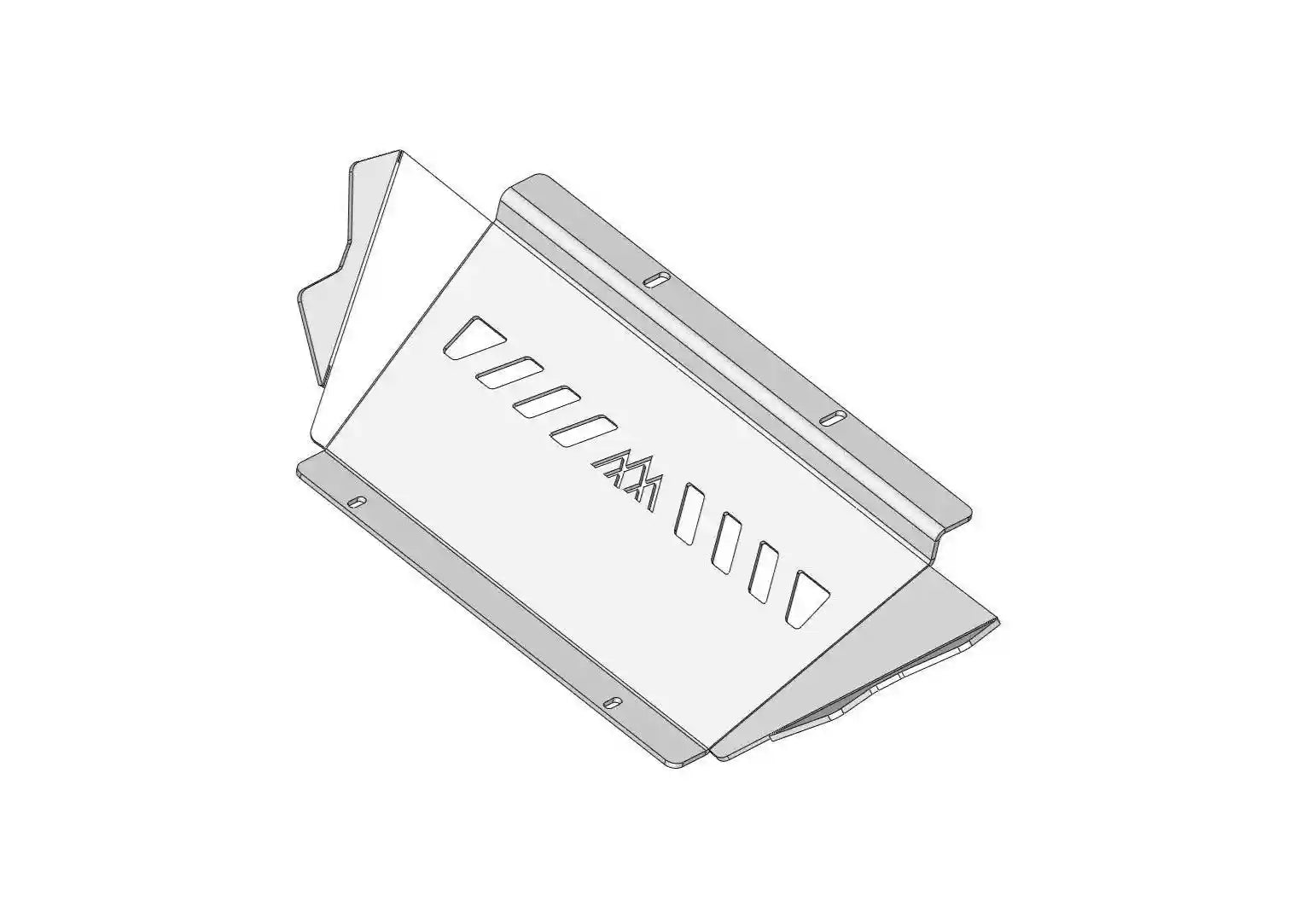 Toyota 4Runner 5th Gen (2010-2024) Aluminum Connector Skid Plate Backwoods Adventure Mods