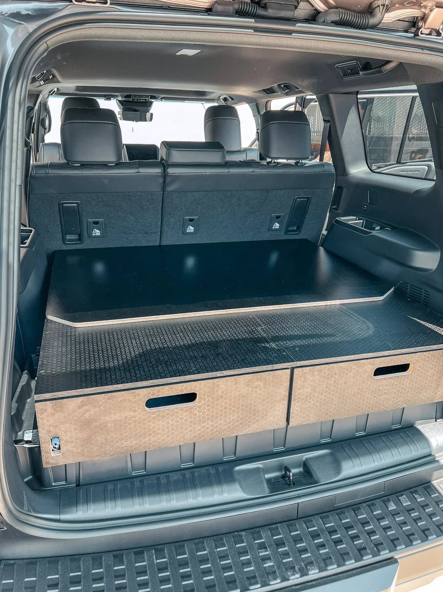 Land Cruiser 250 | Dual Drawer Storage System & Bed Platform | Toyota 2024+ LC250 Solid Wood Worx