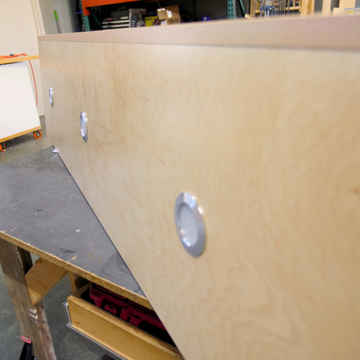 60" Squared Overhead Cabinet for Transit Vans (Outlet)