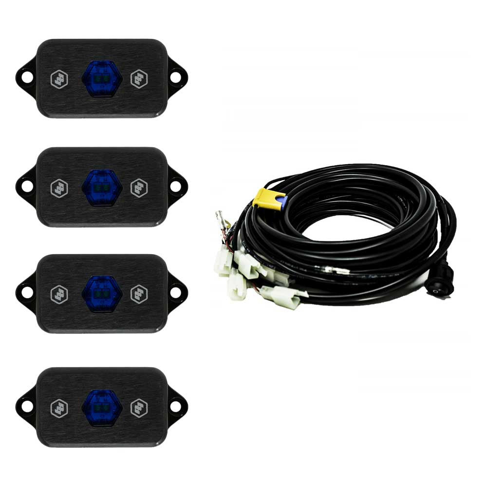 Baja Designs Universal LED Rock Light Kit – 4 Pods