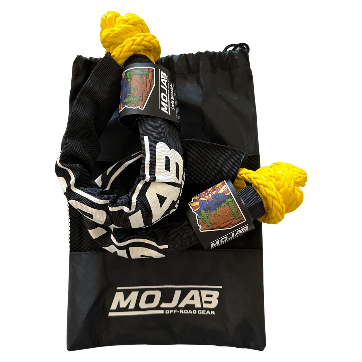 Soft Shackle 3/8'' x 22” with sleeve and bag (Set of 2 Shackles) (Lifetime Warranty)
