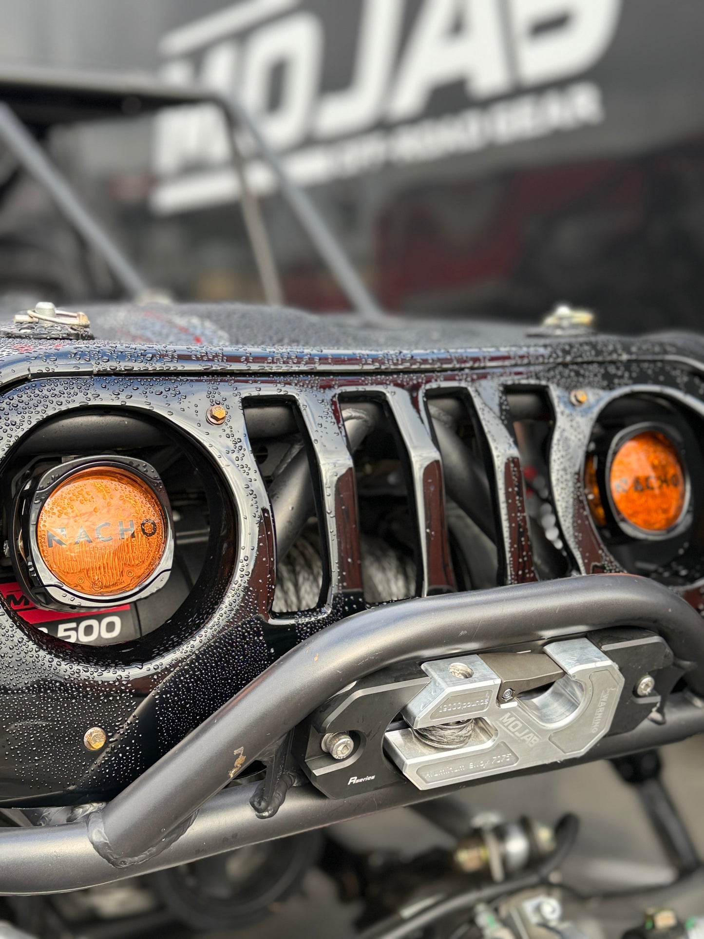 Aluminum Recessed Winch Shackle with Fairlead Kit, closed latch (LIFE TIME WARRANTY*)