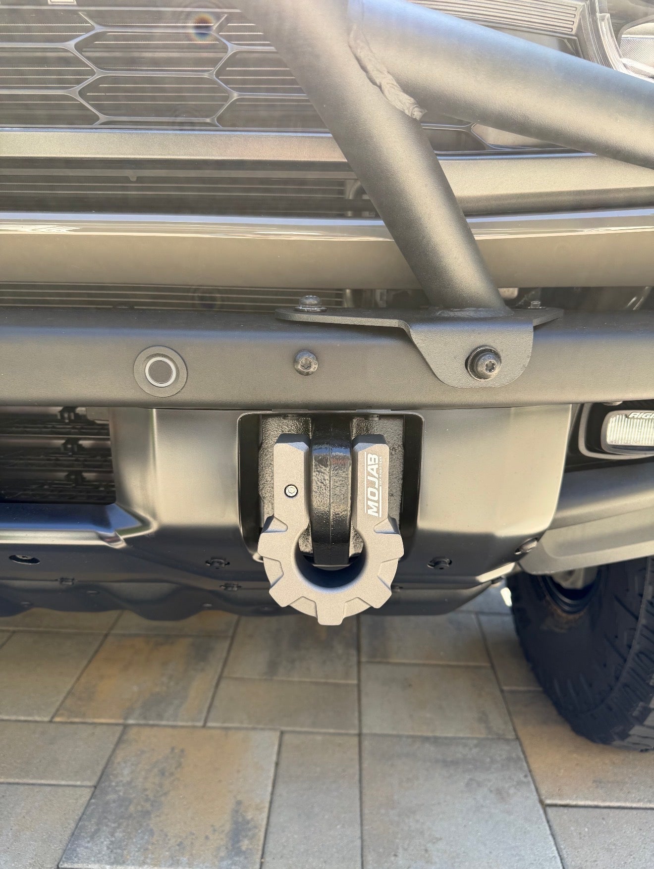 3/4'' Extreme duty Aluminum D-Shackle set (9T)-Ceramic coated (LIFETIME WARRANTY*) MOJAB OFFROAD