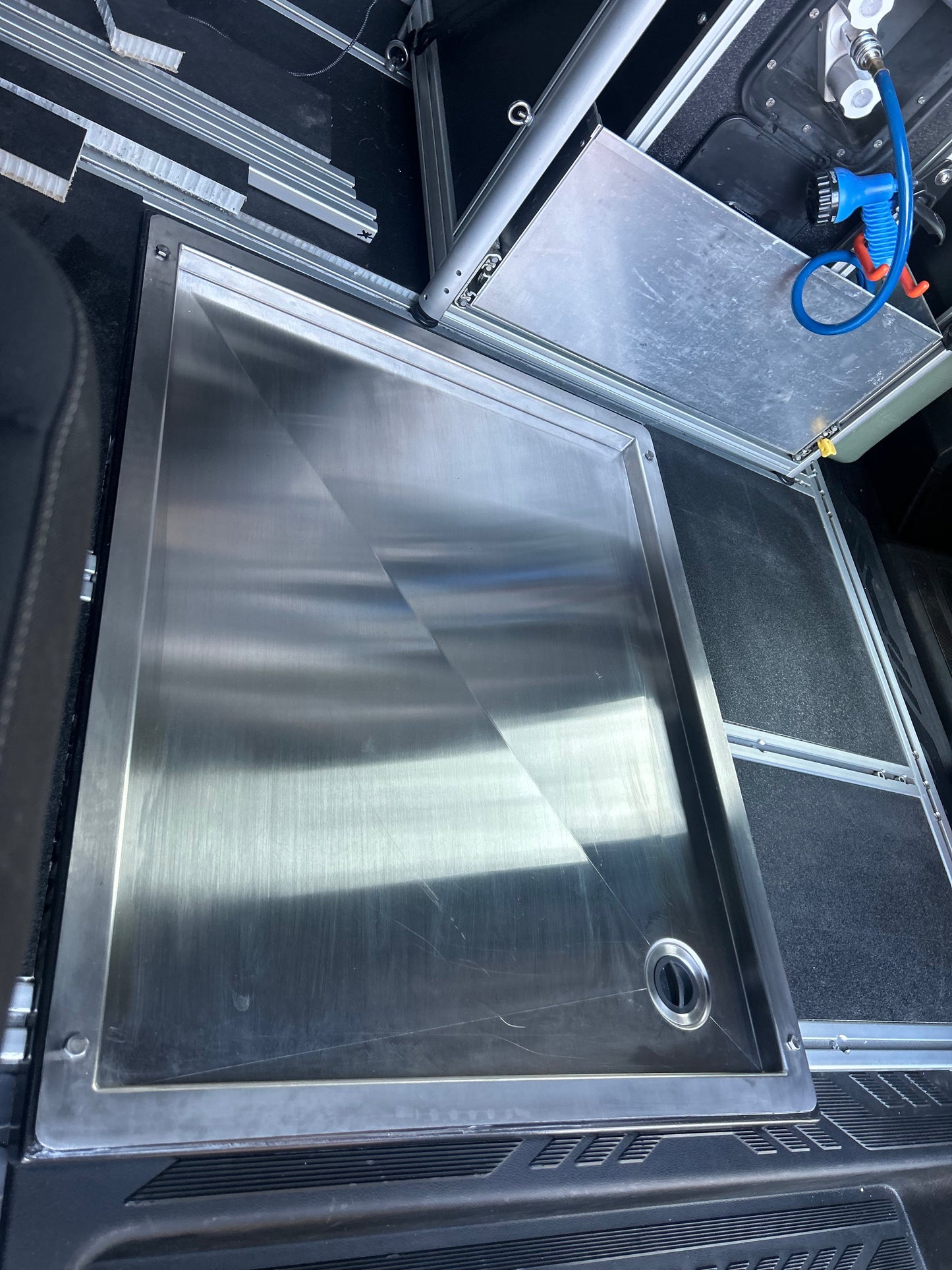 Stainless Steel In-Floor Shower Pan GoCode