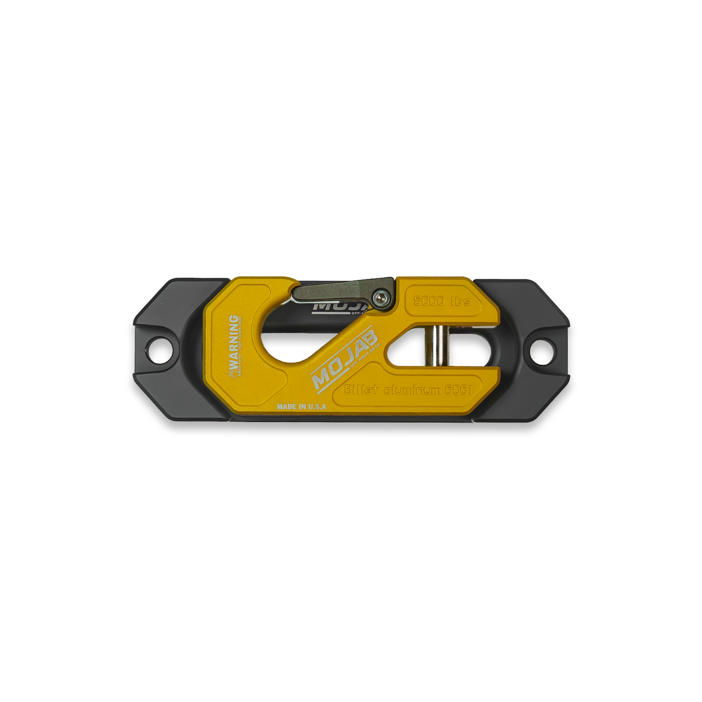 Side By Side / UTV Aluminum Recessed Winch Shackle with Fairlead Kit. (LIFE TIME WARRANTY*) MOJAB OFFROAD