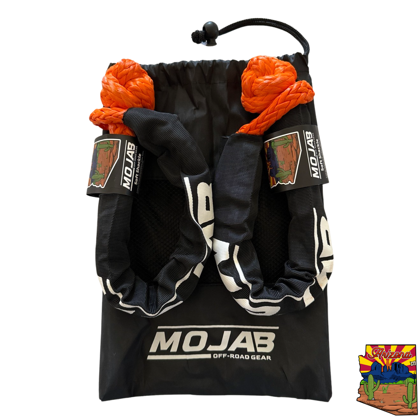 Soft Shackle 3/8'' x 22” with sleeve and bag (Set of 2 Shackles) (Lifetime Warranty)