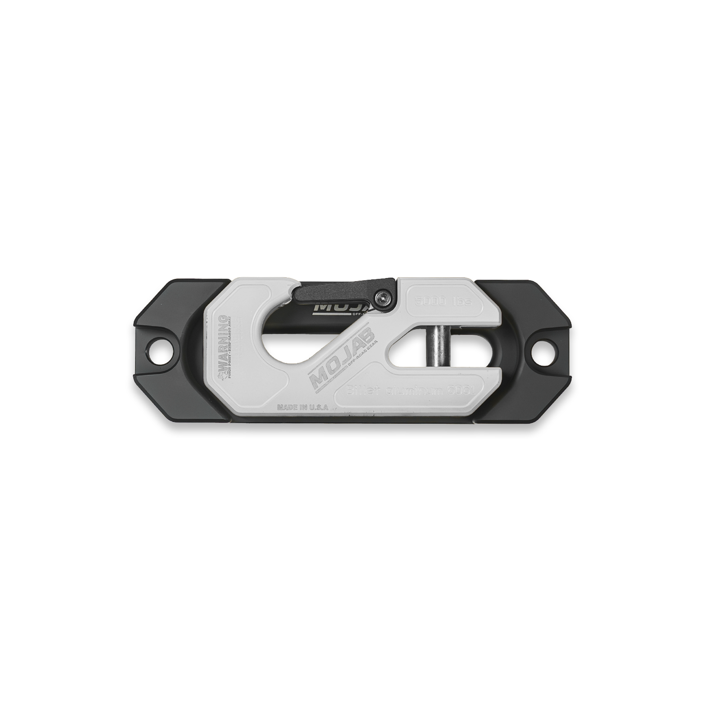 Side By Side / UTV Aluminum Recessed Winch Shackle with Fairlead Kit. (LIFE TIME WARRANTY*) MOJAB OFFROAD