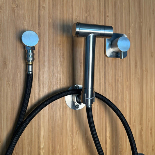Stainless Steel RV and Marine Shower Port System Tetravan