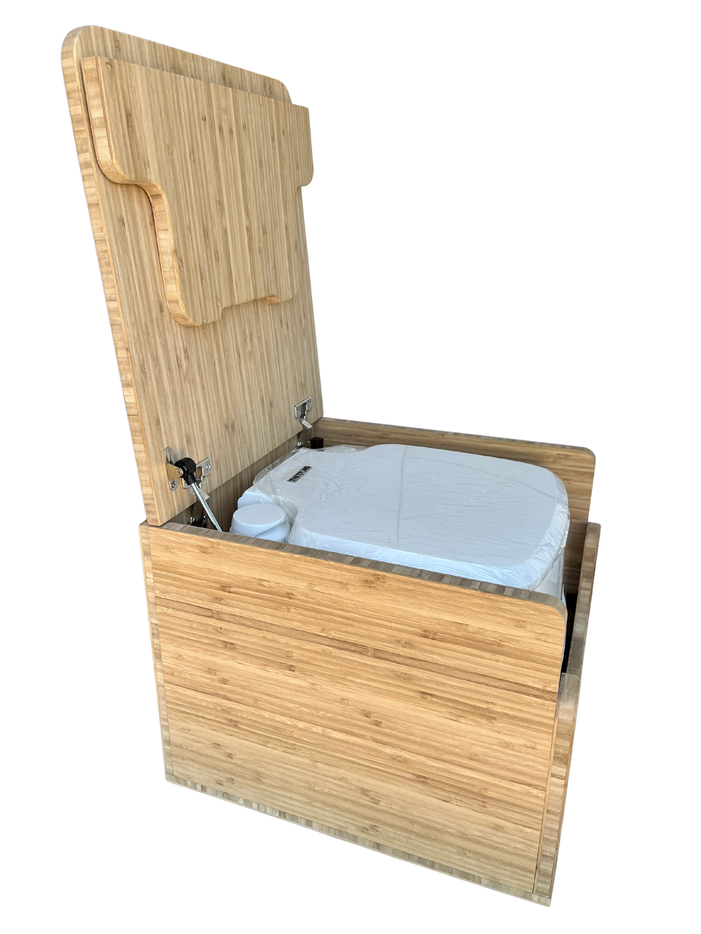 Porta Potti 345/135 Bamboo Toilet Lift top Cabinet Flat Pack Kit Weekender Outdoors