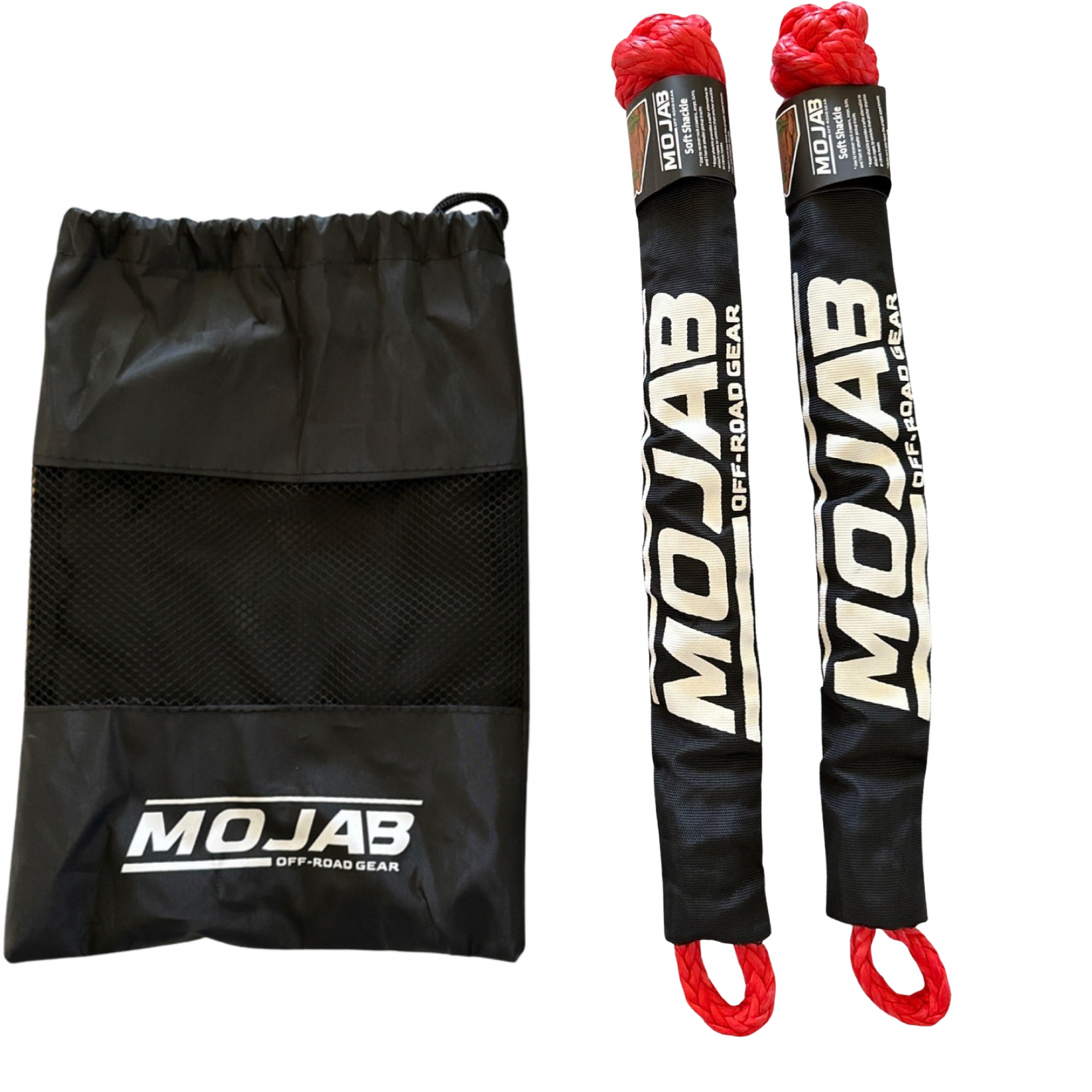 Soft Shackle 3/8'' x 22” with sleeve and bag (Set of 2 Shackles) (Lifetime Warranty)