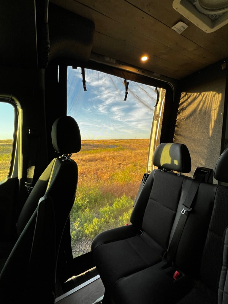 Mercedes Sprinter Bug Screen - Sliding Door VanEssential