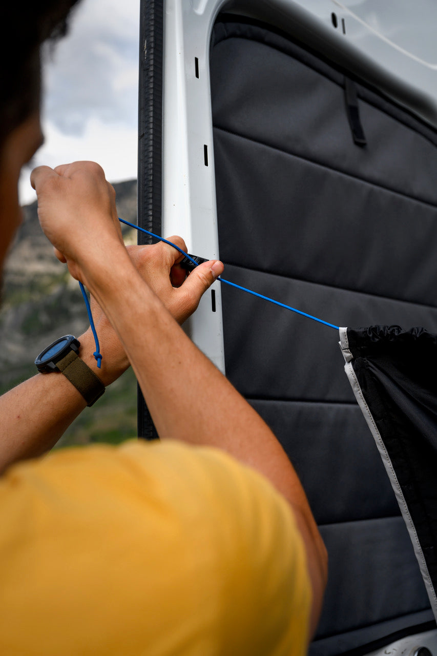Rear Door Shower Screen VanEssential