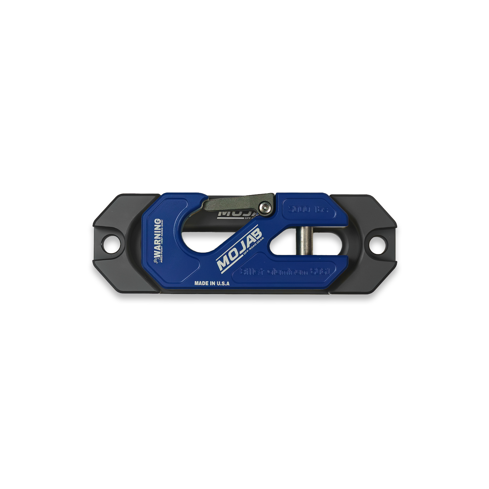 Side By Side / UTV Aluminum Recessed Winch Shackle with Fairlead Kit. (LIFE TIME WARRANTY*) MOJAB OFFROAD
