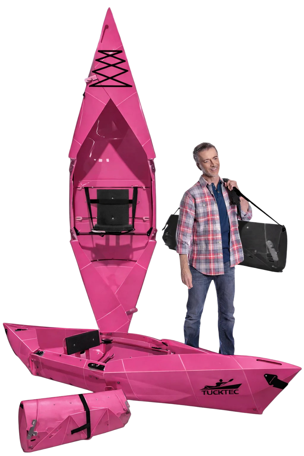 Tucktec Pro Folding Kayak | Hard-Shell | 2-minute Set-up | Foldable, Portable Kayak Tucktec Folding Kayaks