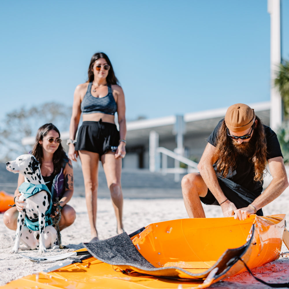 Tucktec Foldable Kayak| Origami - 2 minute assembly | Folding Portable Kayak 8 foot Jr. Tucktec Folding Kayaks