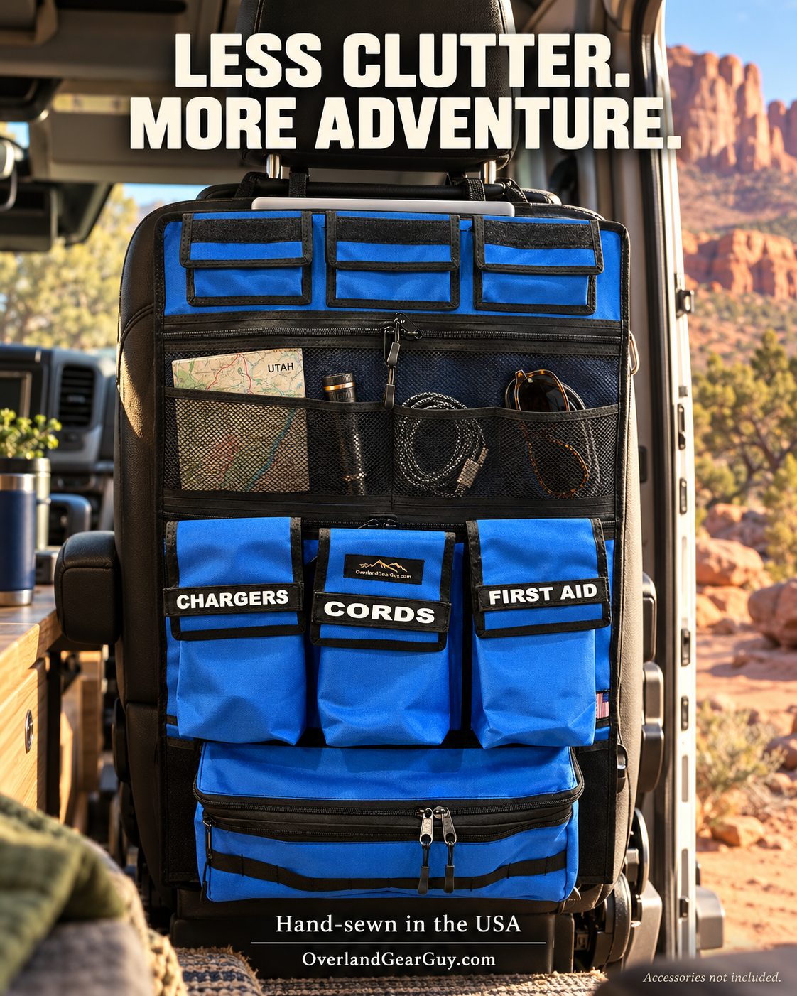 Adventure Ready 3 Seat Organizer Overland Gear Guy