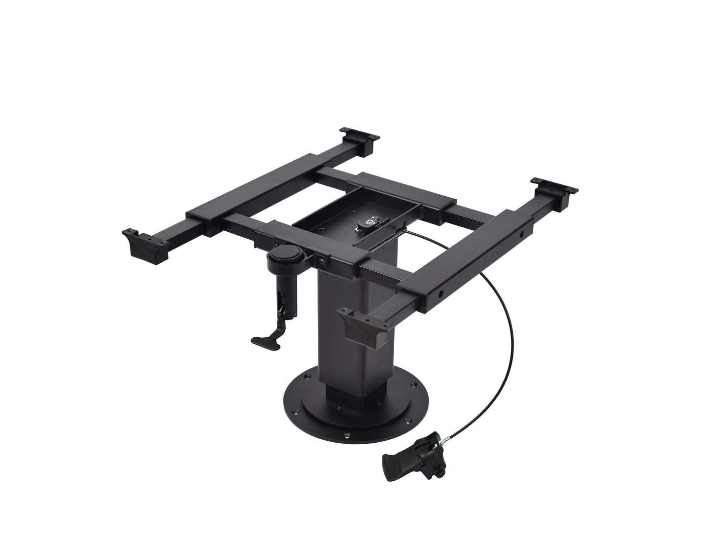 Aluminum Pneumatic Table Leg with Four-Way Adjustment